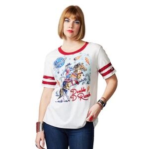 Double D Ranch Skyline Bucker Tee